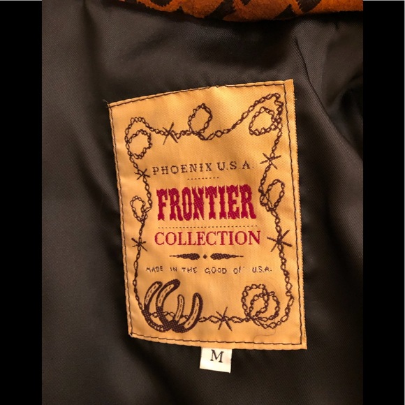 Phoenix U.S.A. Fringe Leather Jacket 🎀HP🎀 - Picture 5 of 6